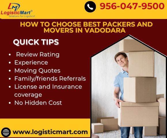 Factors You Need to Look for When Booking Packers and Movers in Vadodara