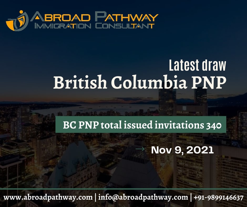 BC PNP Draw 2021 | British Columbia Latest EOI Draw