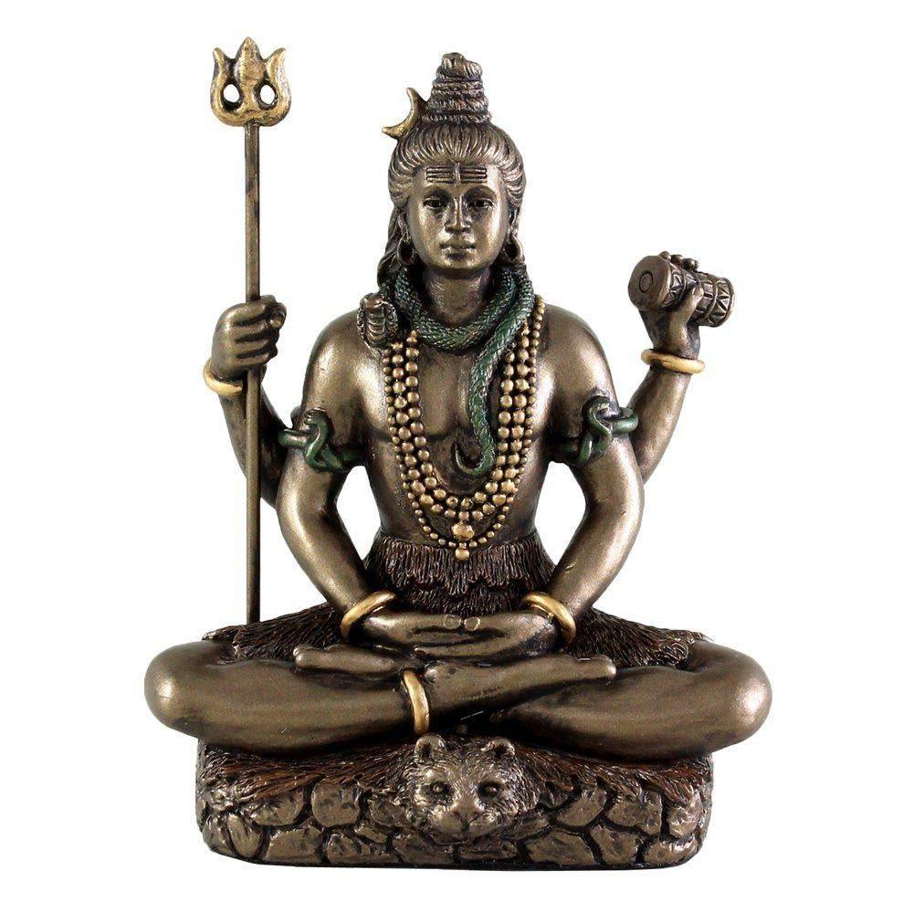 Cold Cast Bronze Lord Shiv Idol