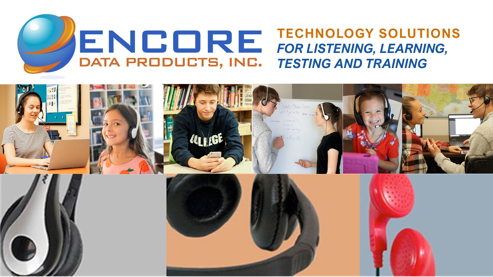 Supplier of Headphones | Classroom Headphones | Distance Learning Headphones | Encore Data Products