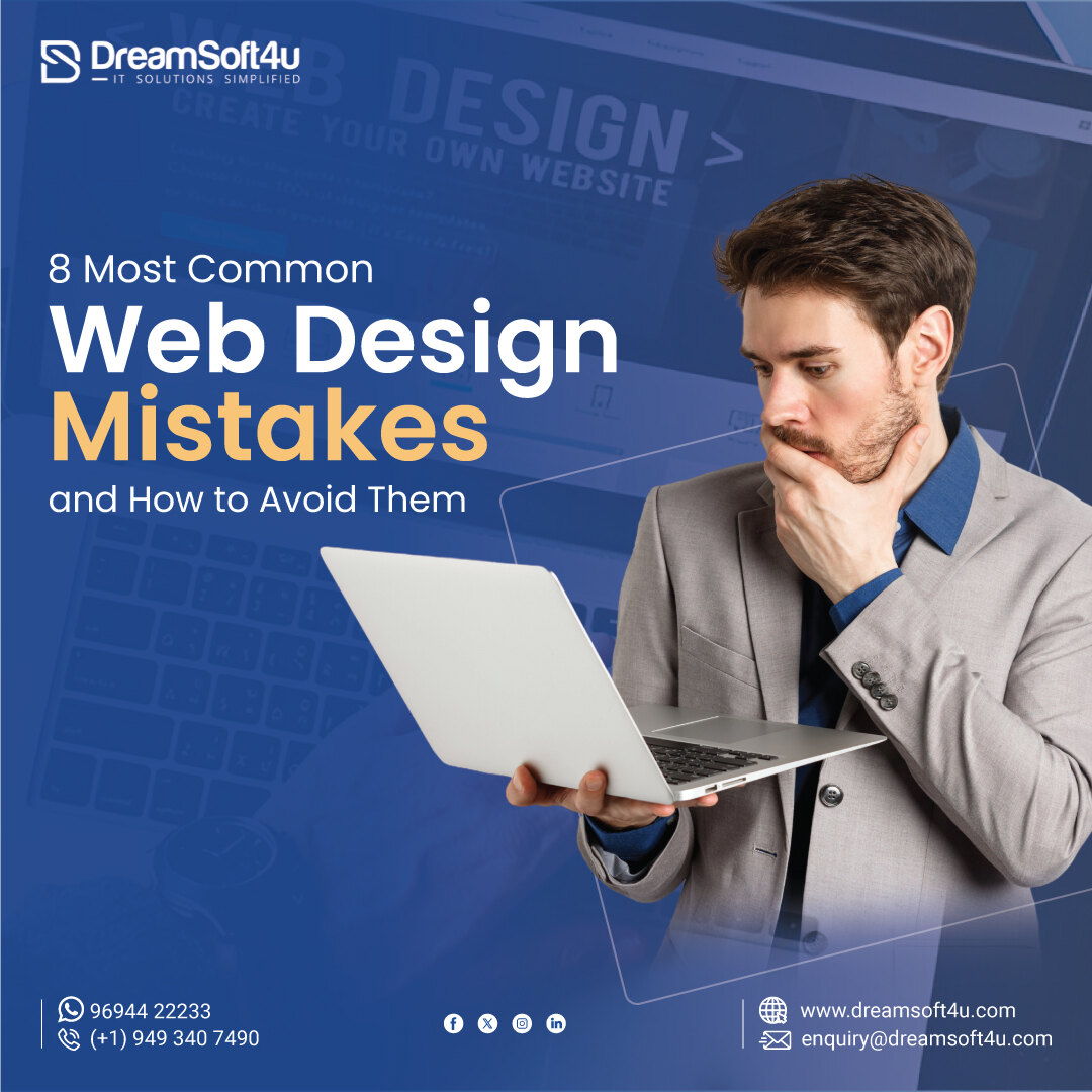 8 Most Common Web Design Mistakes and How to Avoid Them