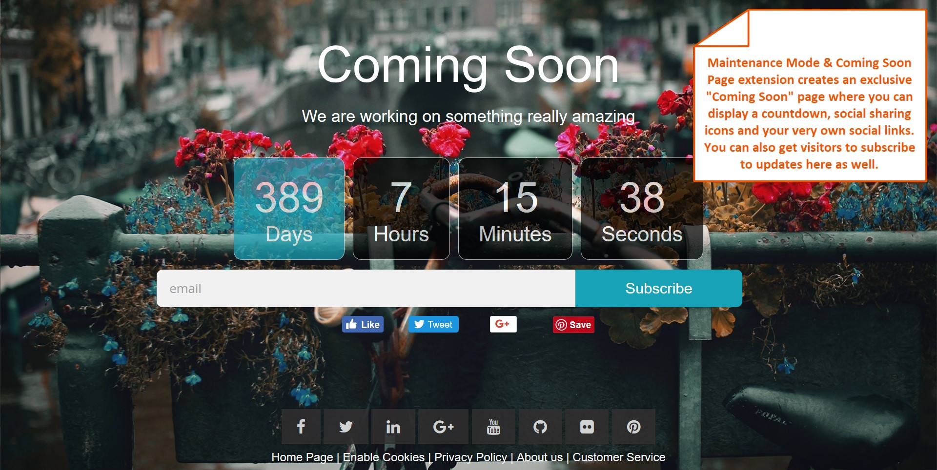 COMING SOON & MAINTENANCE MODE for Magento 2