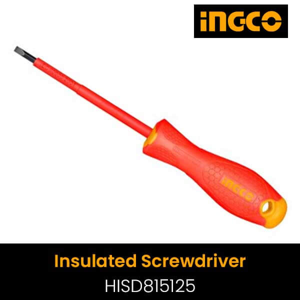 Buy INGCO Insulated Screwdriver HISD815125 online at lowest price in India. - bookmyparts.com