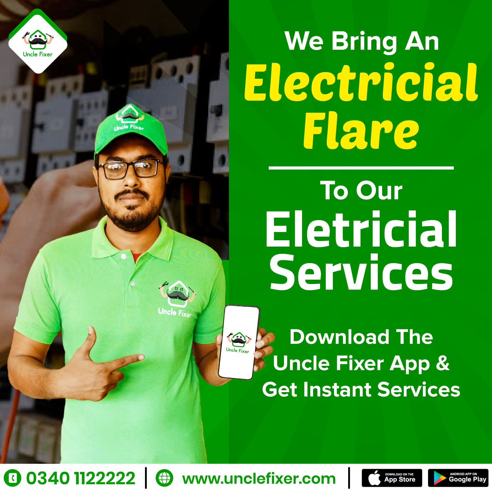 Electrician Services in Lahore – Uncle Fixer
