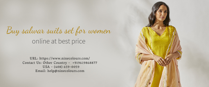 Boring Old Salwar Suits Every Shop? Try Ninecolours....