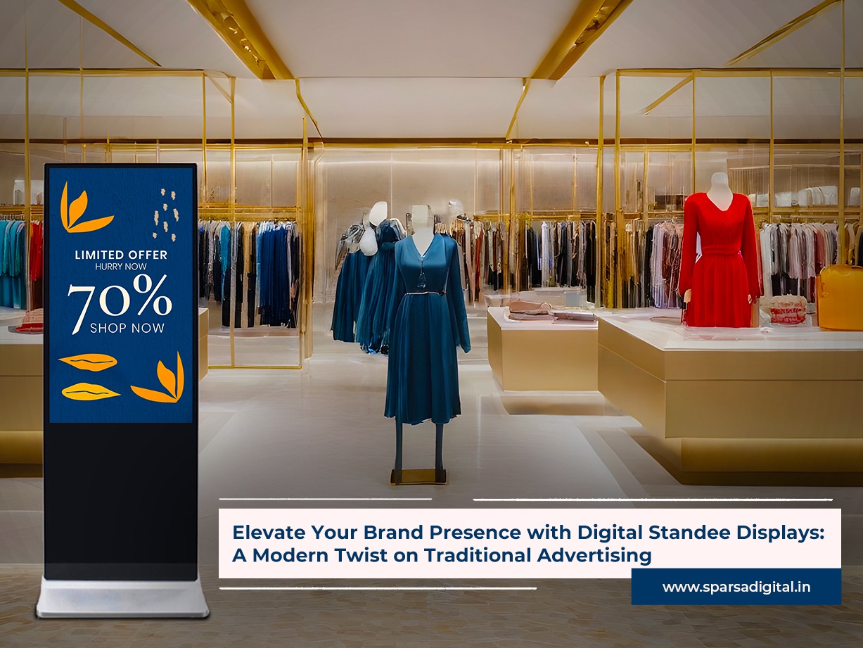 Elevate Your Brand Presence With Digital Standee Displays