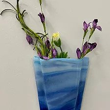 Wall Mounted Flower Vase | D. Ellington Art Studio LLC