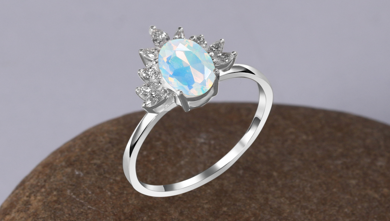 Opal Jewelry: The Opal Crystals Symbolize Love || Opal Ring || Opal Earrings | Opal Bracelet 