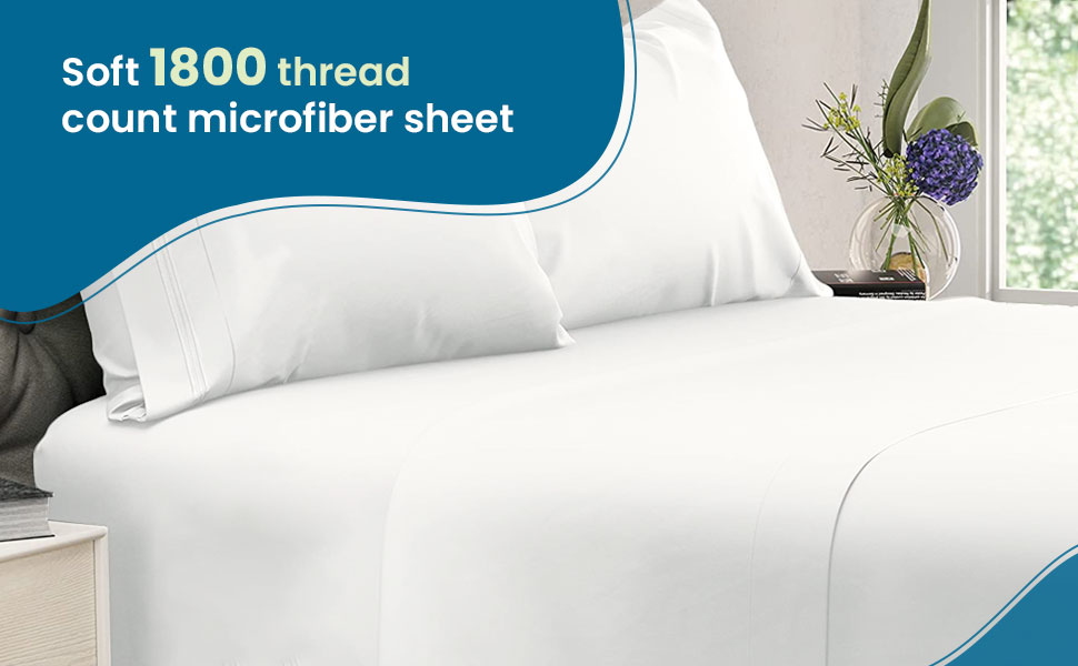 King Size Bed Sheet Set with Microfiber Update Your Bedding