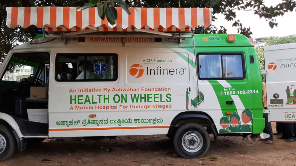 Health on Wheels Aahwahan Foundation Free Treatment