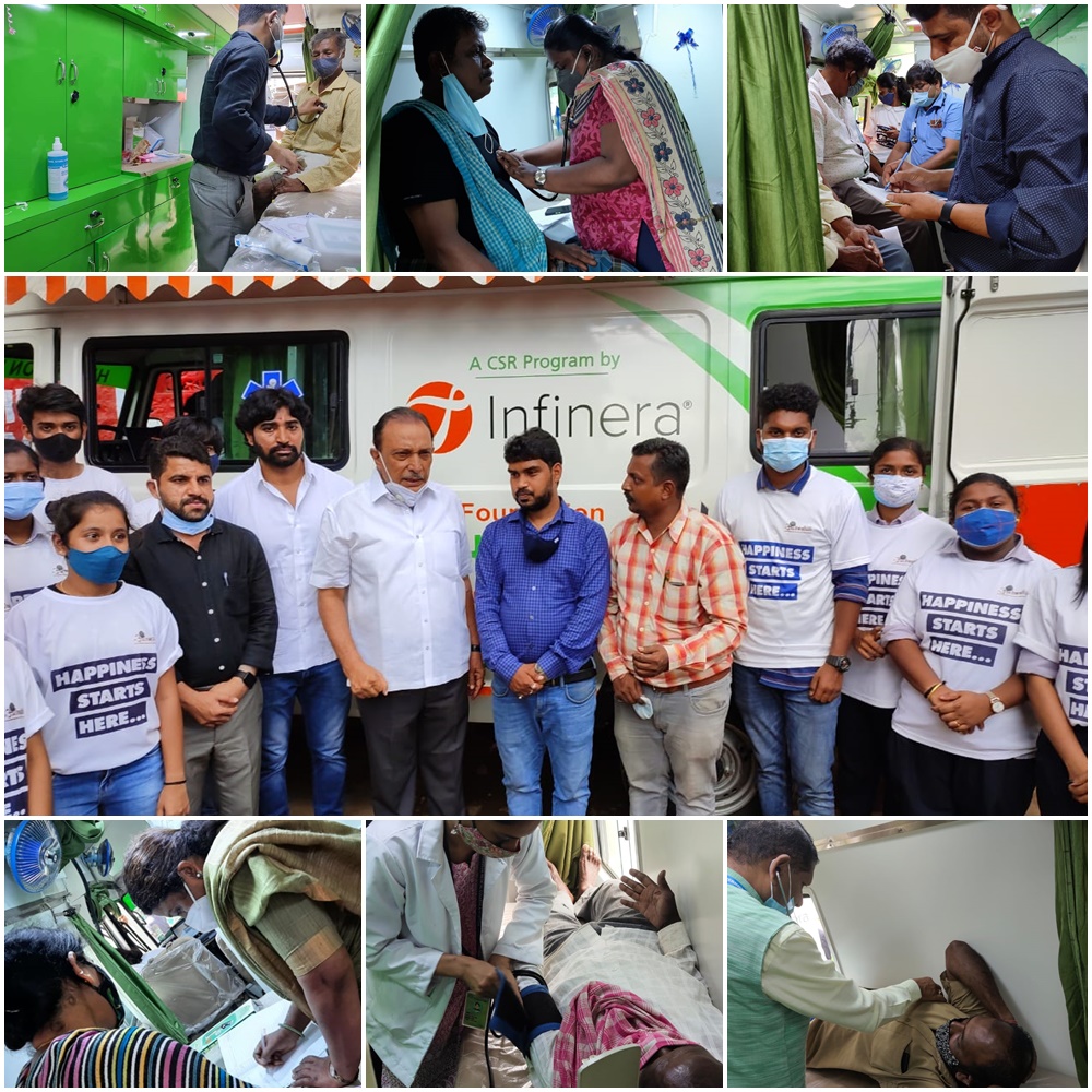 Health on Wheels Free Treatment By Aahwahan Foundation