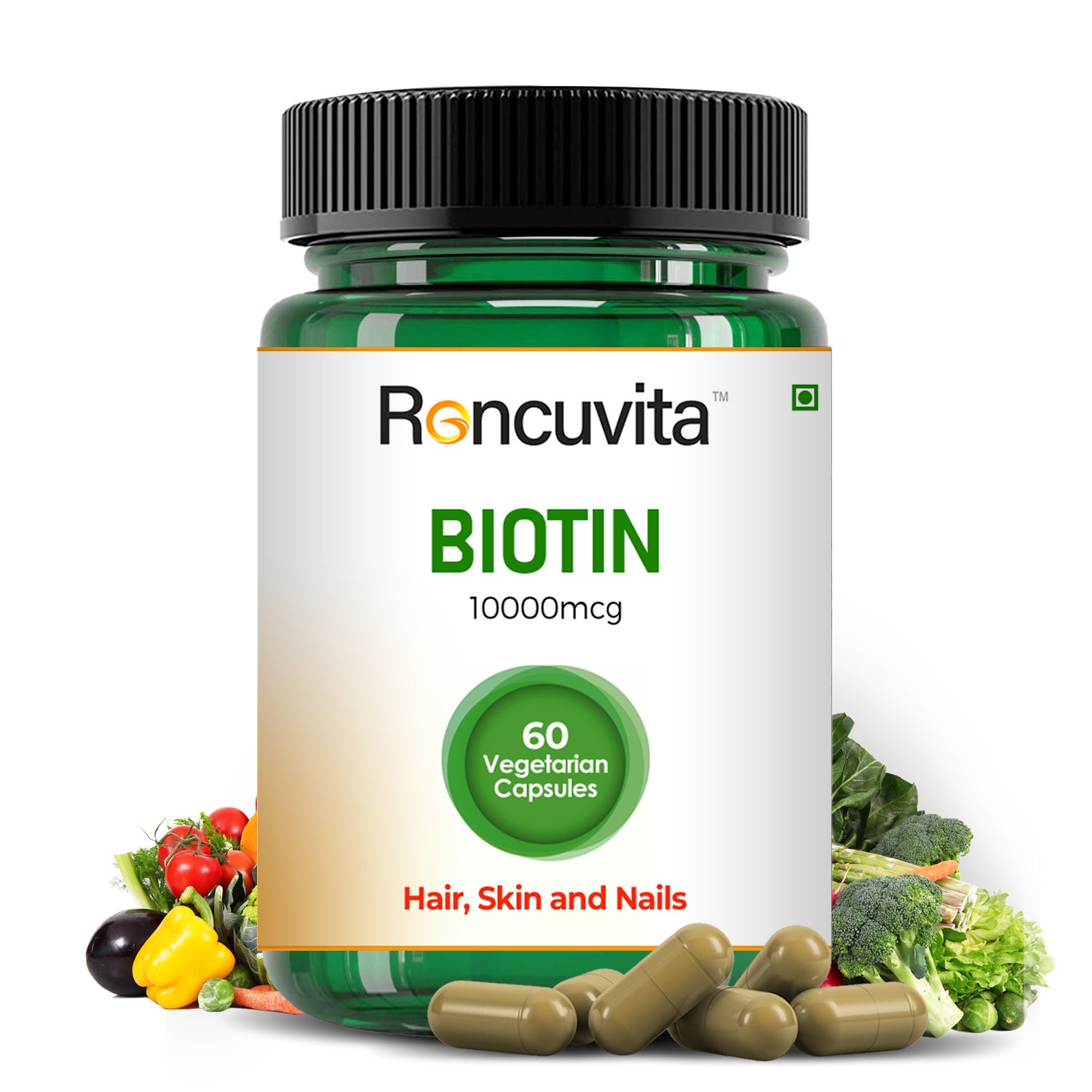 Biotin 10000 mcg Capsules
