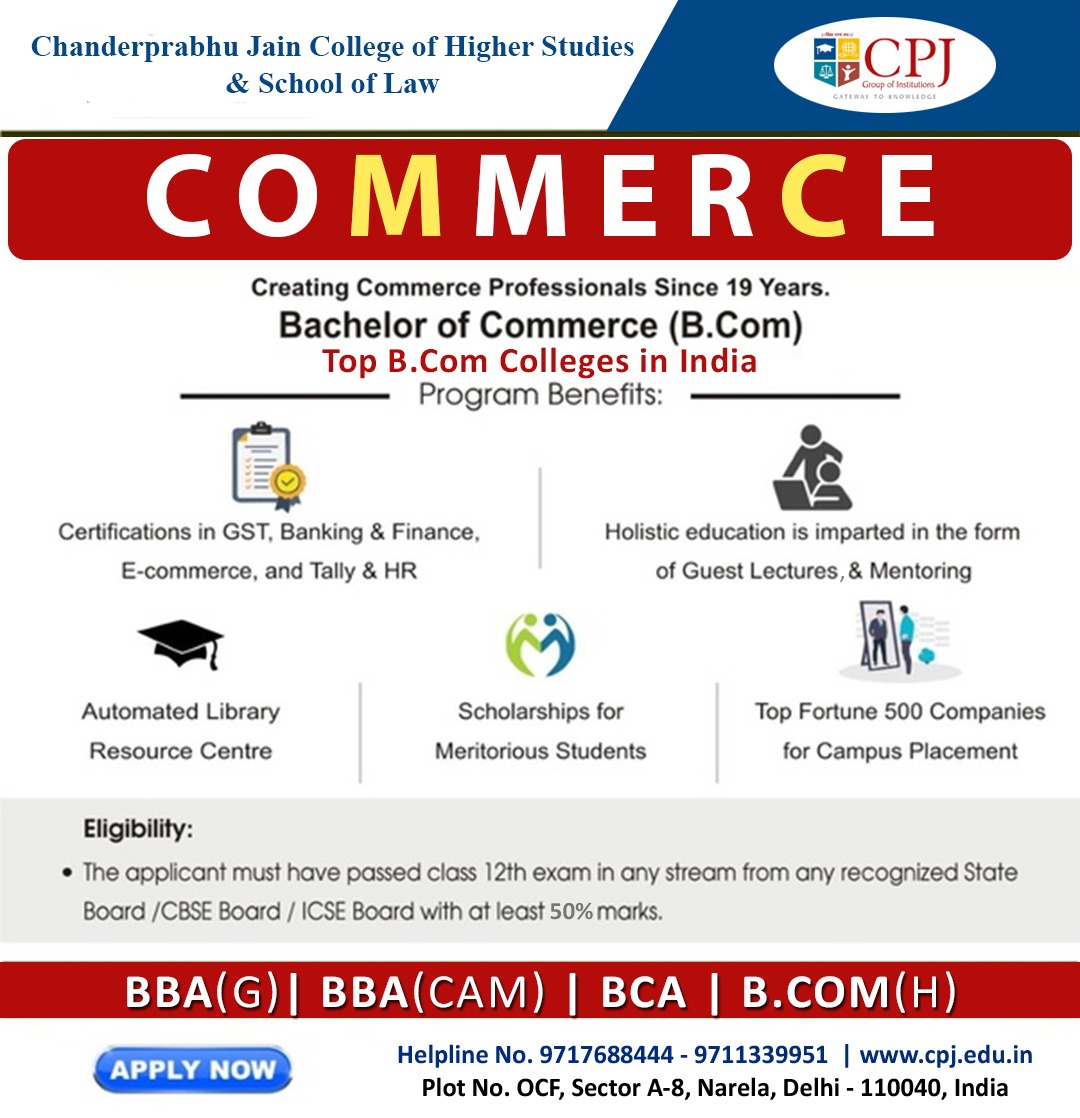 BCom Colleges in  Delhi