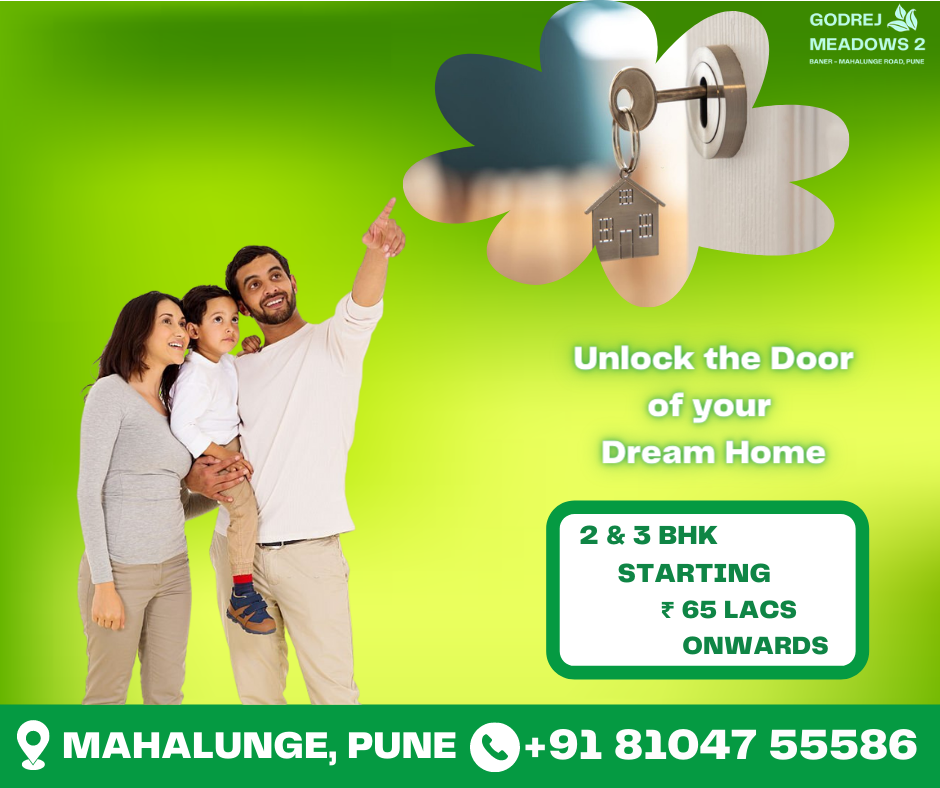Godrej Meadows-Mahalunge Near Baner - The Astonishing - Riverview Apartments 
