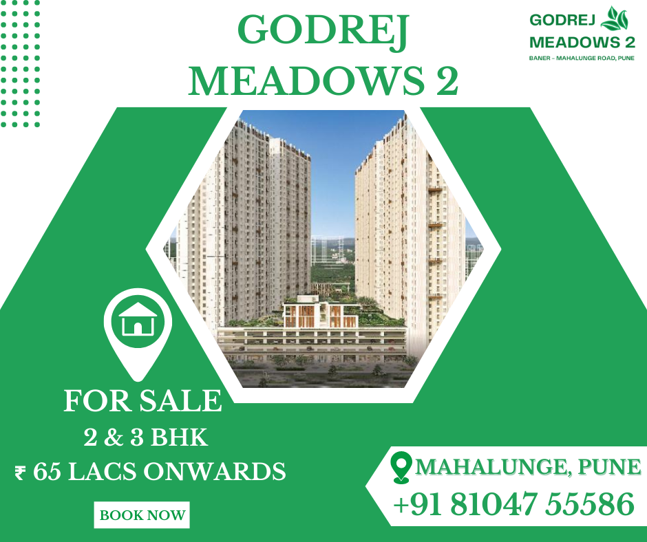 Godrej Meadows Mahalunge- Hinjewadi Hills And Sky, River Below, Paradise Within