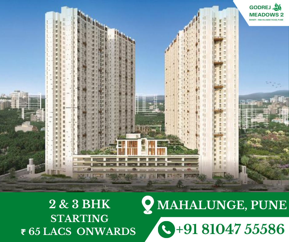Godrej Meadows Baner road Mahalunge: Riverside Contemporary Living