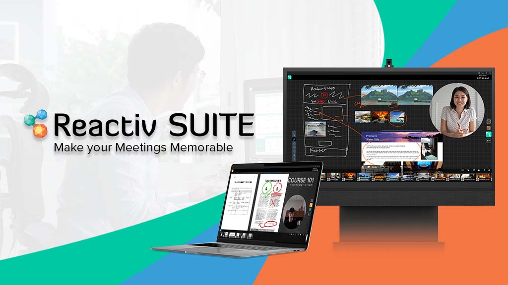Reactiv SUITE allows you to create an online whiteboard