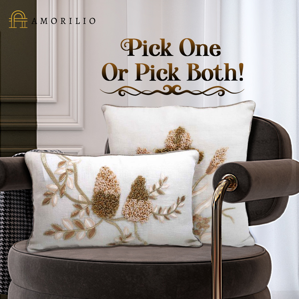 A few well selected cushions can add colour and style to any space. We’ve put together a quick guide for choosing the perfect cushions for your home.