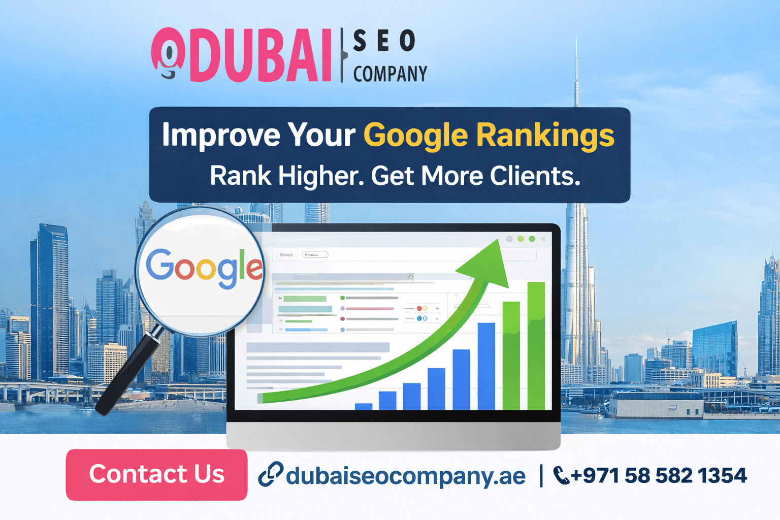 Dubai SEO Company: Increase Traffic, Leads, and Sales