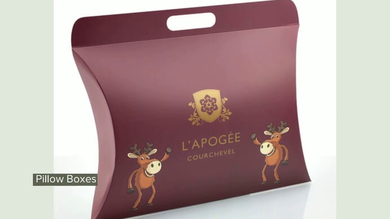Custom Pillow Handle Packaging Boxes