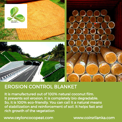 Erosion Control Blanket (COCONUT COIR BLANKET / MAT)