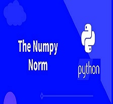 The Numpy Norm