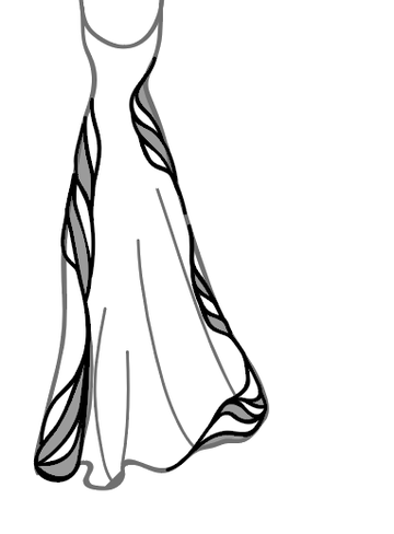 Buy the more Hand Painted Silk Dress