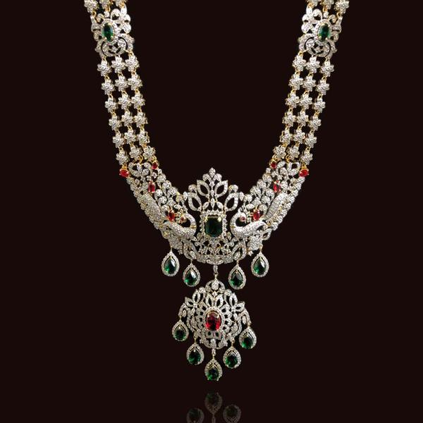 south indian haram necklace