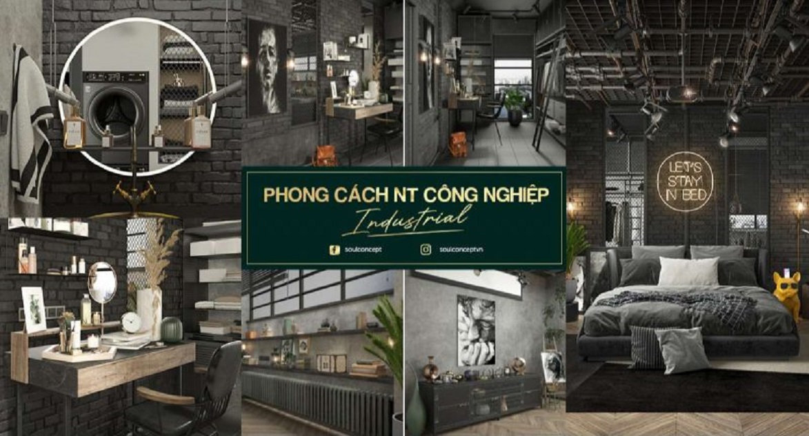 Phong cach Industrial la gi? 13 dac trung cua phong cach Industrial trong thiet ke noi that