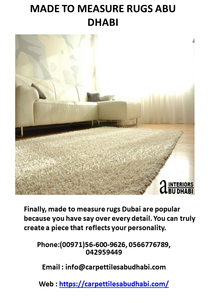 MADE TO MEASURE RUGS ABU DHABI