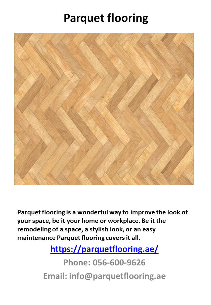Parquet flooring