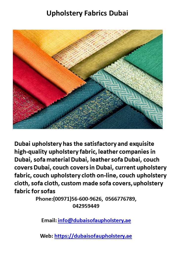 Upholstery Fabrics Dubai