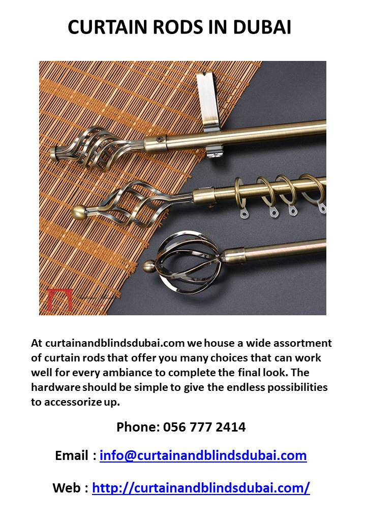 CURTAIN RODS IN DUBAI