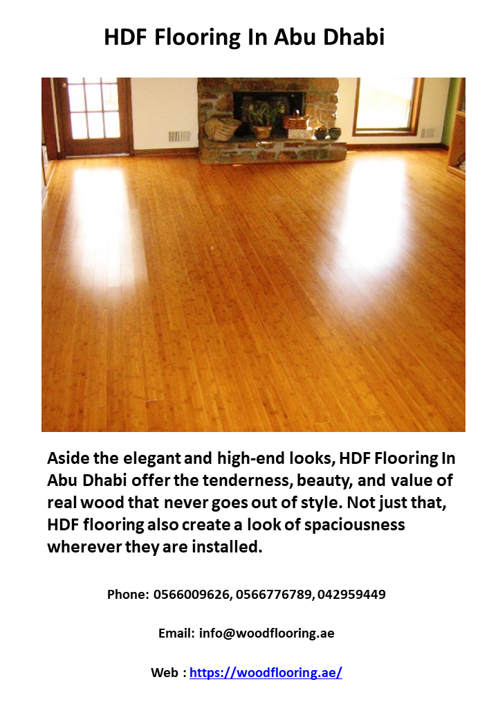 HDF Flooring In Abu Dhabi