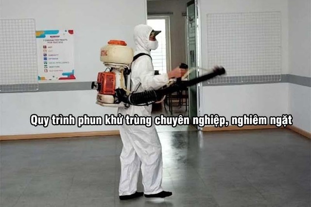 Dịch vụ phun thuốc khử trùng tại sài gòn an toàn, chất lượng đảm bảo