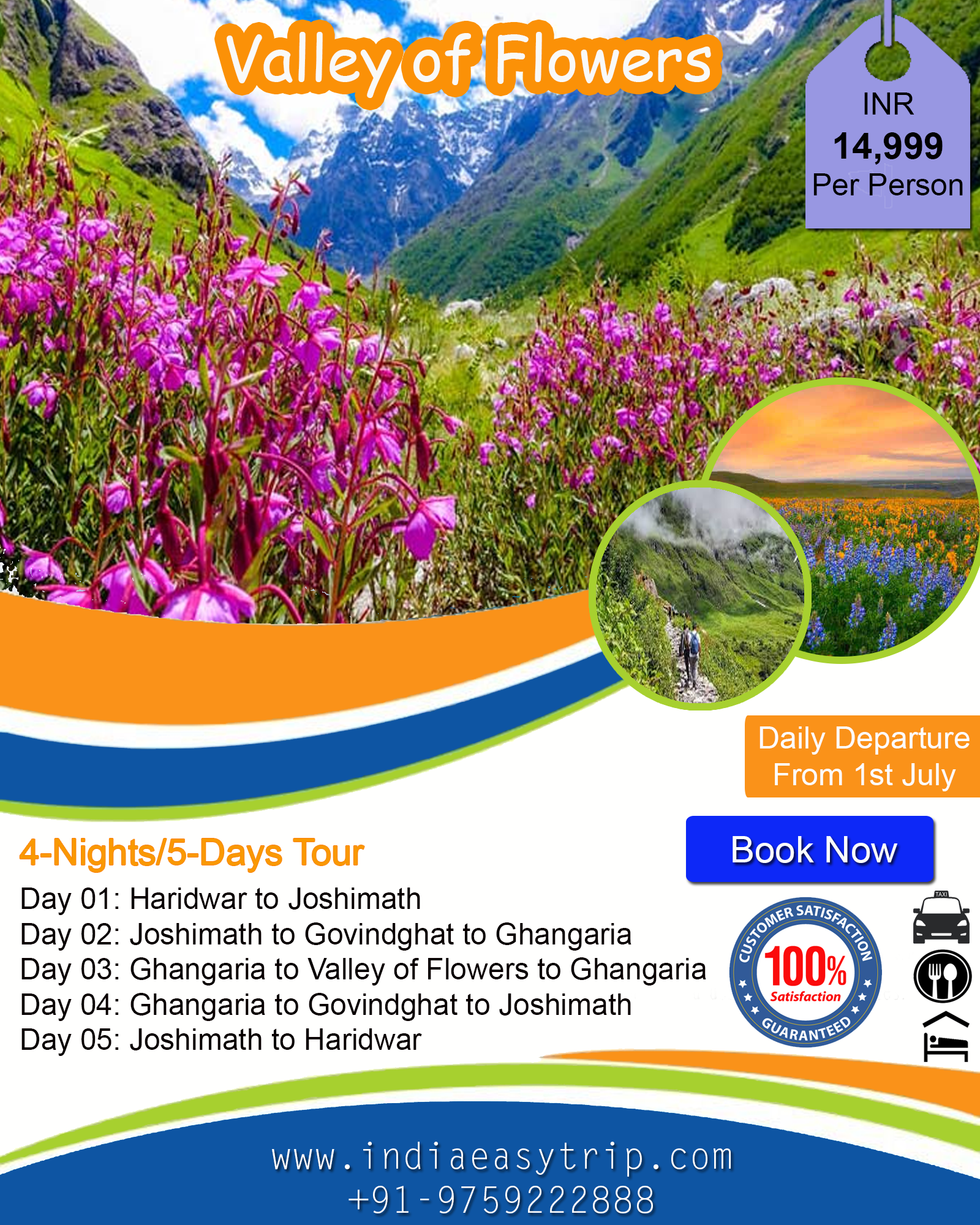 Valley of Flowers Trek 2022