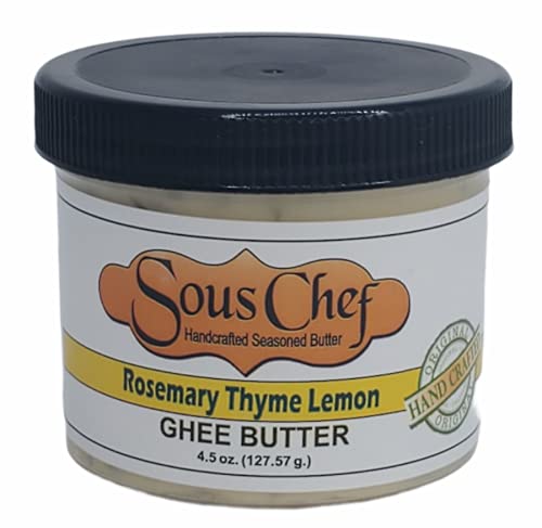 Rosemary Thyme & Lemon Handcrafted Seasoned Ghee