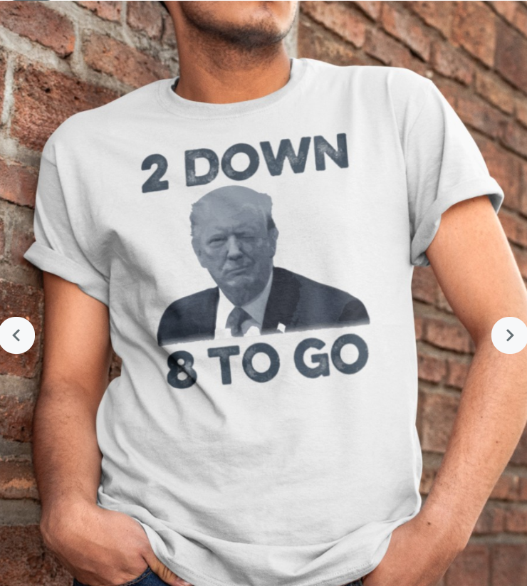 Donald Trump 2 Down 8 to Go Shirt