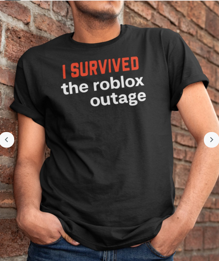 Ammon I Survived the Roblox Outage Shirt