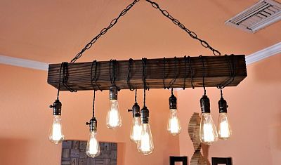 Modern Rustic Chandelier