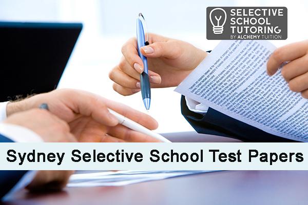 Sydney Selective School Test Papers