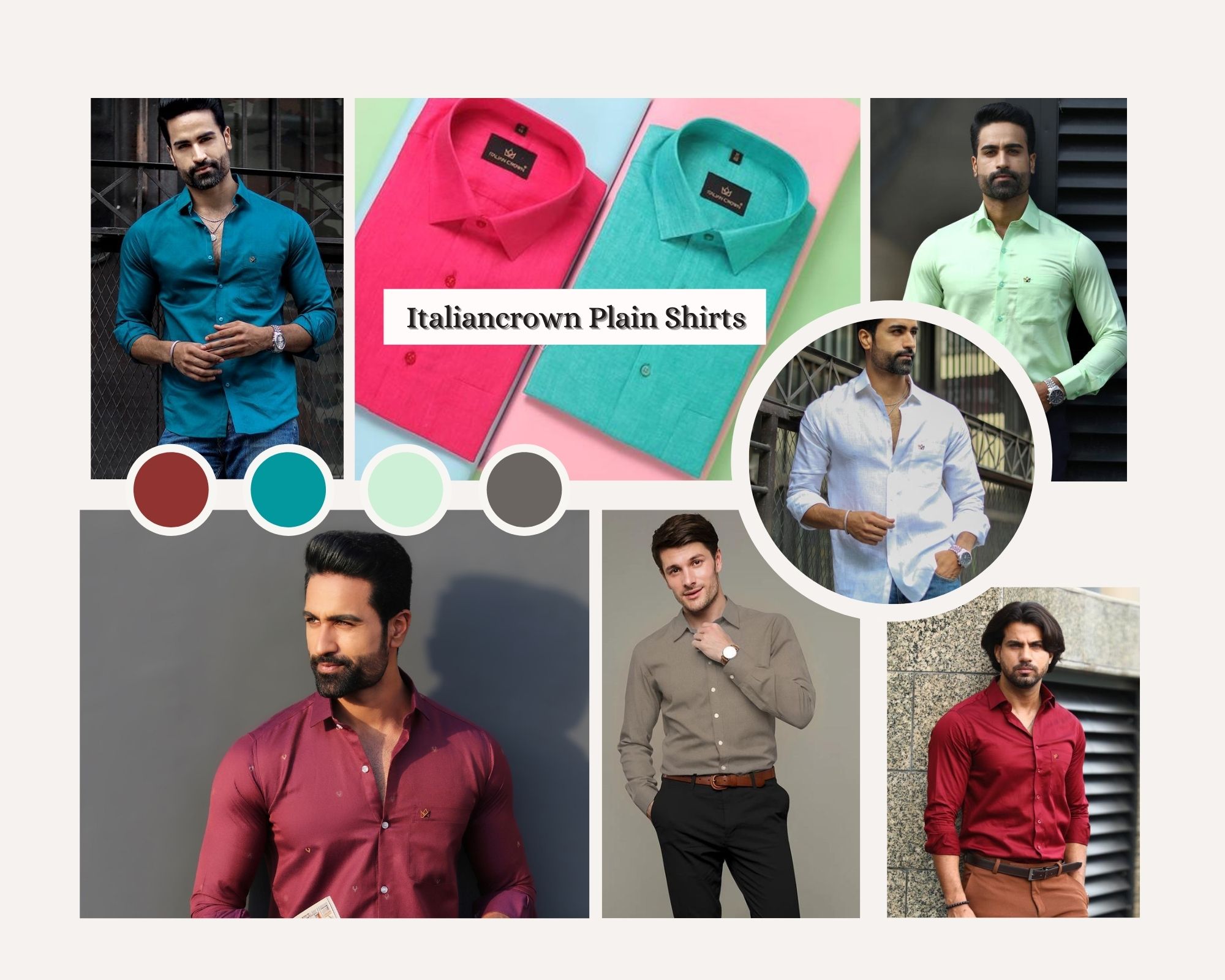 Plain & Formal Shirts Outfit for Men Online at Low Prices - Italiancrown