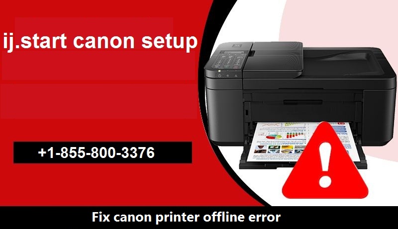 Why is my Canon printer showing offline error? 