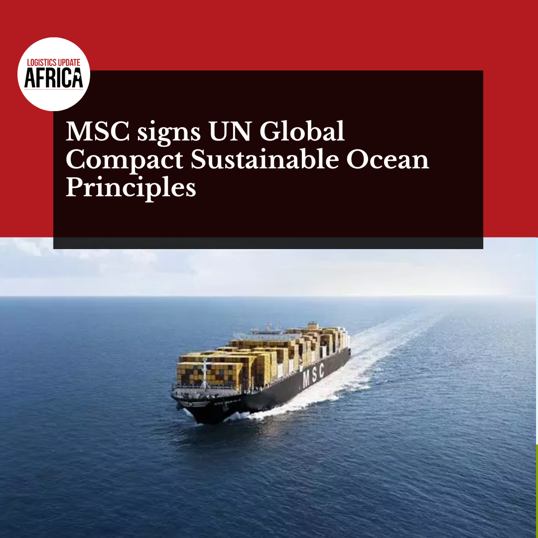 MSC signs UN Global Compact Sustainable Ocean Principles 