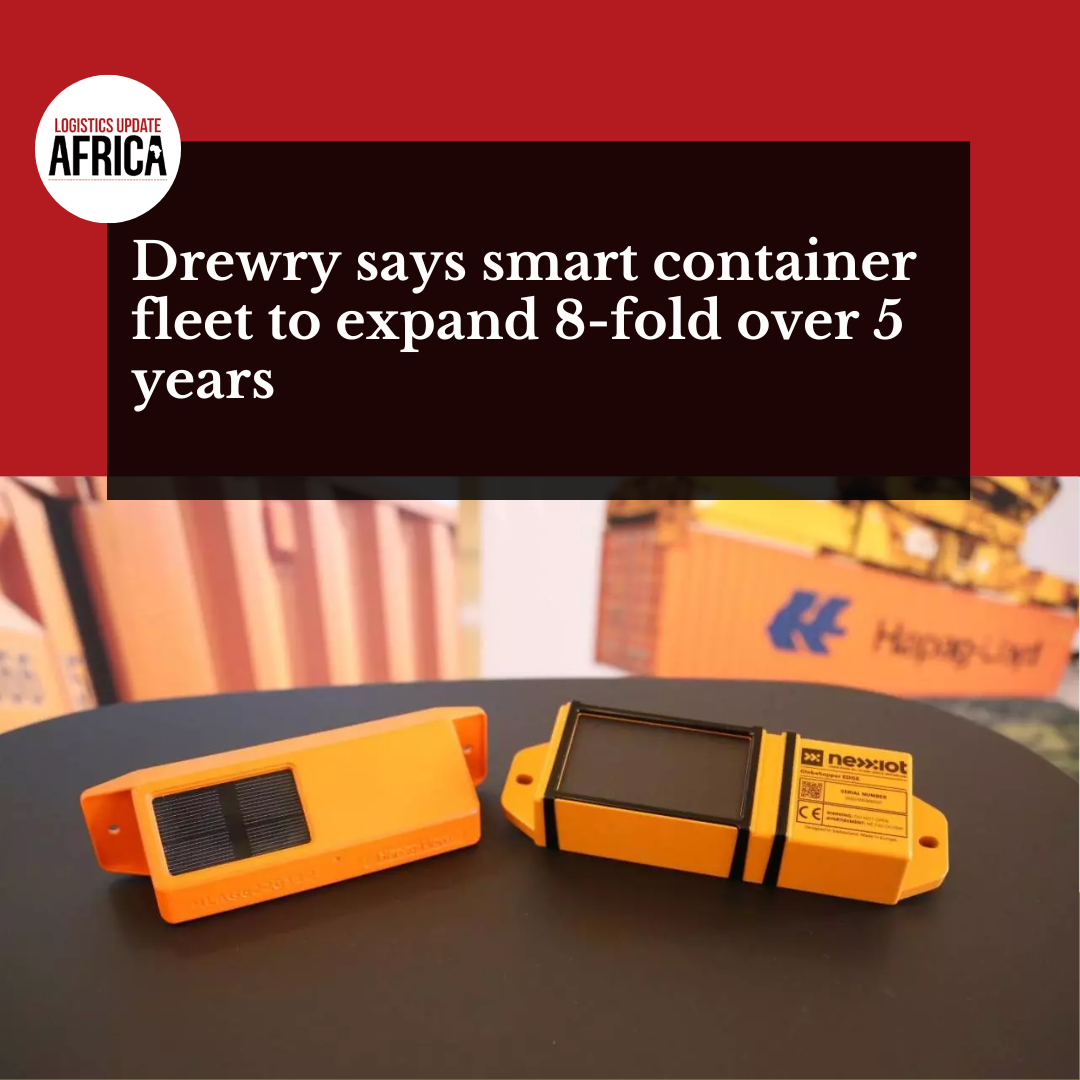 Drewry says smart container fleet to expand 8-fold over 5 years 