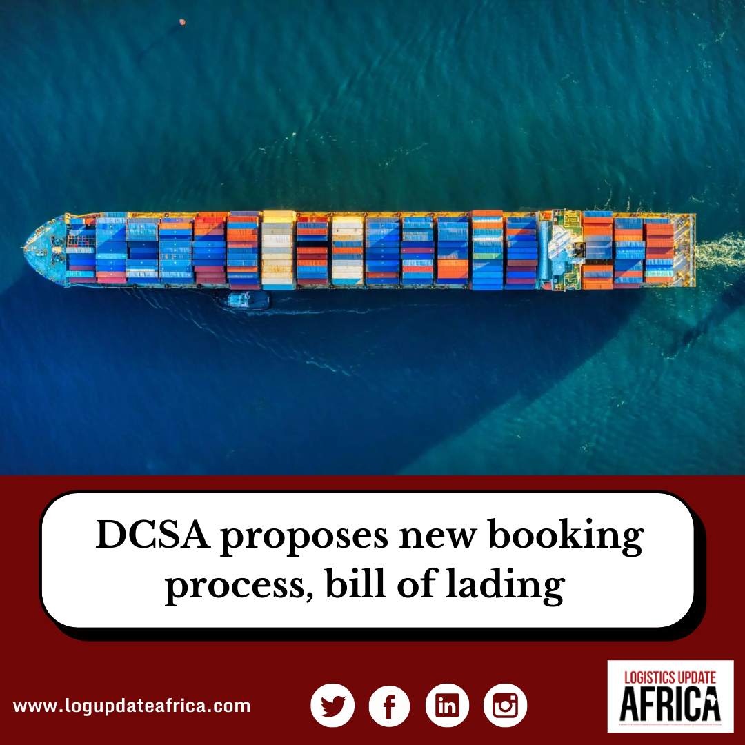 DCSA proposes new booking process, bill of lading 