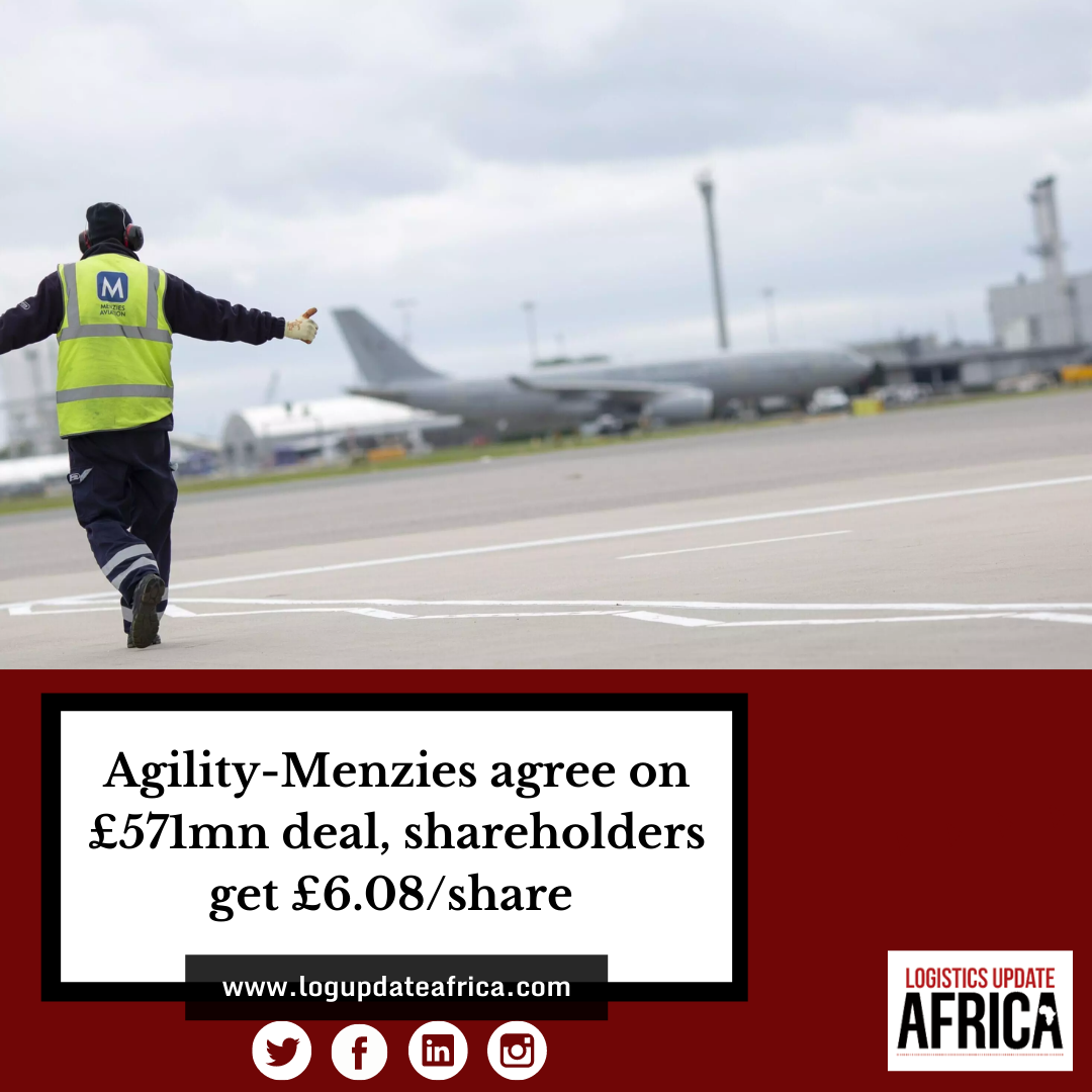 Agility-Menzies agree on £571mn deal, shareholders get £6.08/share 