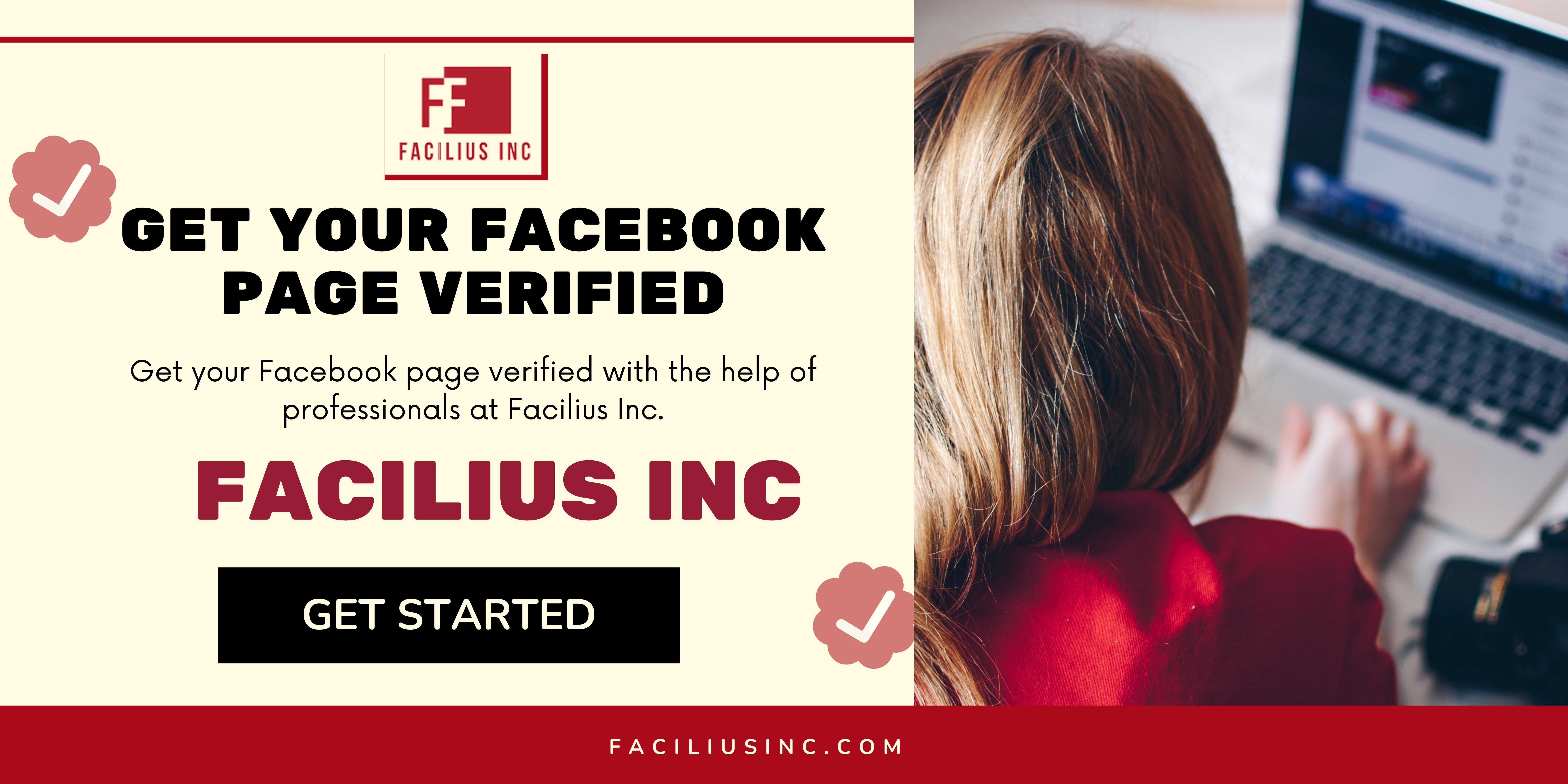 Get your Facebook page verified with Facilius Inc