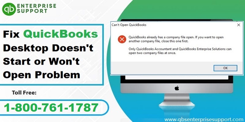 Fix QuickBooks Desktop Doesn't Start or Won't Open Problems