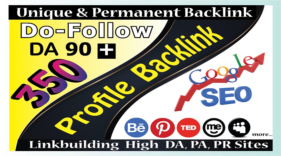 I will do 350 pr9 USA SEO profile backlinks, link building service